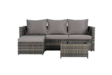 Outdoor Sectional Set with Ottoman - Furniture Home Direct