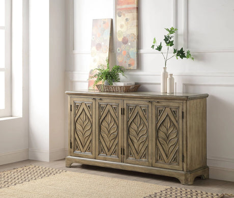 Orana - Console Cabinet - Oak - Furniture Home Direct