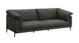 Tadi - Top Grain Leather Sofa - Black - Furniture Home Direct