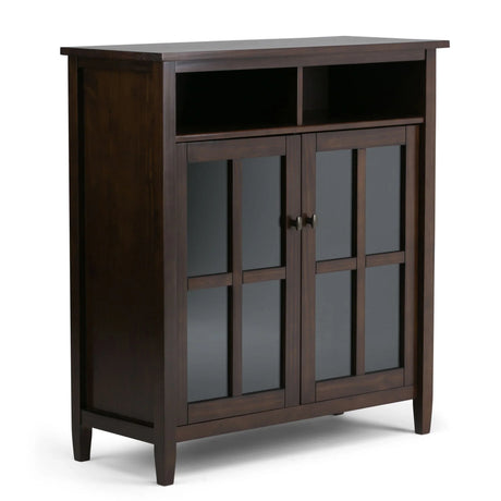 Warm Shaker - Handcrafted Medium Storage Media Cabinet - Furniture Home Direct