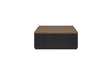Channel - Coffee Table With Casters - Black - Furniture Home Direct