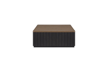 Channel - Coffee Table With Casters - Black - Furniture Home Direct
