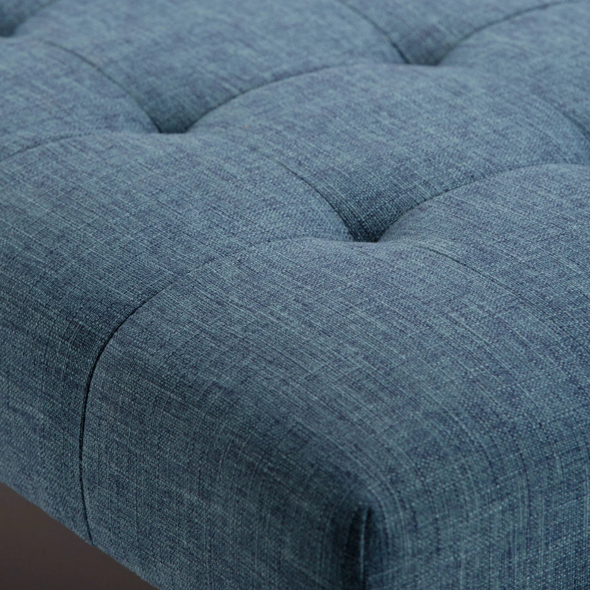Draper - Upholstered Mid Century Tufted Ottoman Bench - Furniture Home Direct