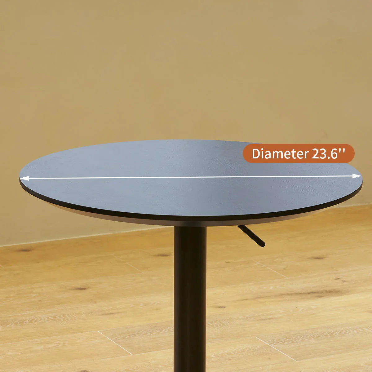 Movable, Adjustable, 360 Swivel Table With Star Base - Furniture Home Direct