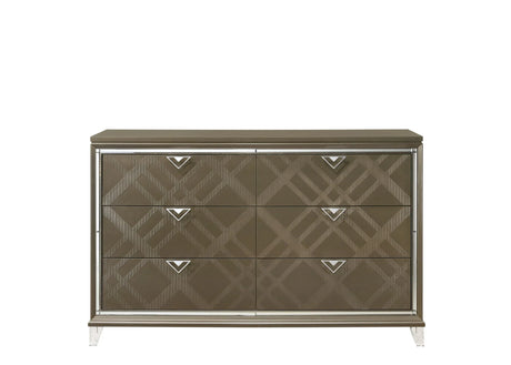Skylar - Dresser - Champagne - Furniture Home Direct
