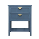 2 Drawer Side Table, American Style, End Table, Suitable For Bedroom, Living Room, Study - Furniture Home Direct