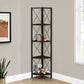 Bookshelf, Bookcase, Etagere, Corner, 4 Tier, Office, Marble Look Contemporary & Modern - Furniture Home Direct