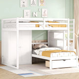 Bunk Bed With Wardrobe, Drawers - Furniture Home Direct