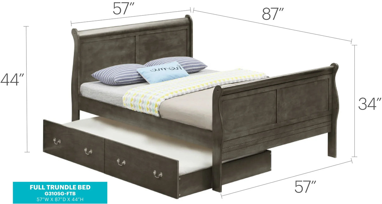 Elegant Trundle Bed With Timeless Charm - Furniture Home Direct
