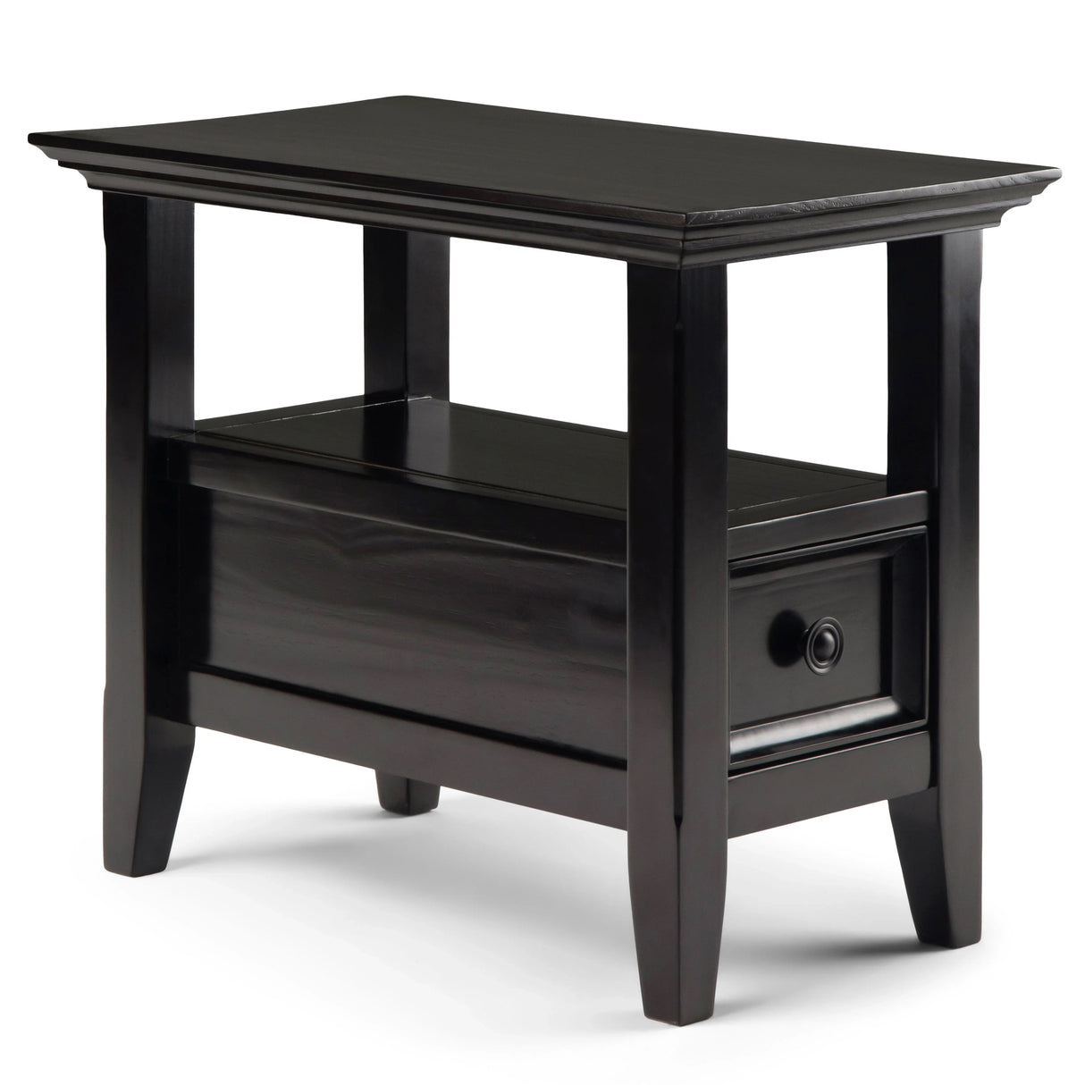 Amherst - Narrow Side Table - Hickory Brown - Furniture Home Direct