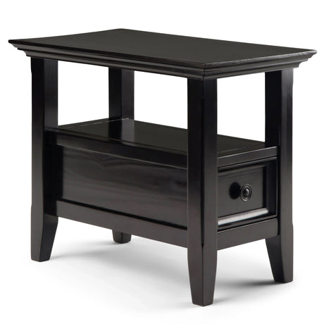 Amherst - Narrow Side Table - Hickory Brown - Furniture Home Direct