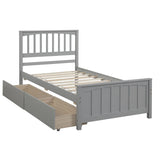 Platform Bed With Two Drawers - Furniture Home Direct