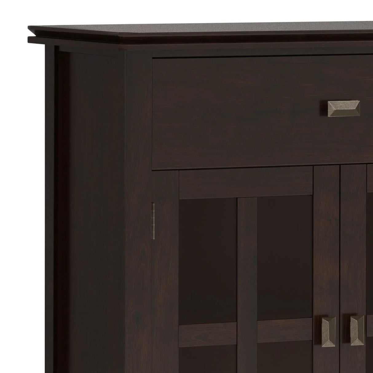 Artisan - Large 4 Door Sideboard Buffet - Dark Chestnut Brown - Furniture Home Direct