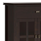 Artisan - Large 4 Door Sideboard Buffet - Dark Chestnut Brown - Furniture Home Direct