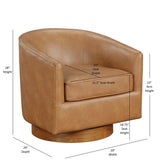 Maisy - Barrel Swivel Chair - Furniture Home Direct