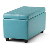 Cosmopolitan - Upholstered Storage Ottoman - Furniture Home Direct