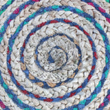 Margo - Handcrafted Round Pouf - Furniture Home Direct