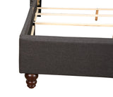 Nailhead Bed Transitional Vibrant - Furniture Home Direct