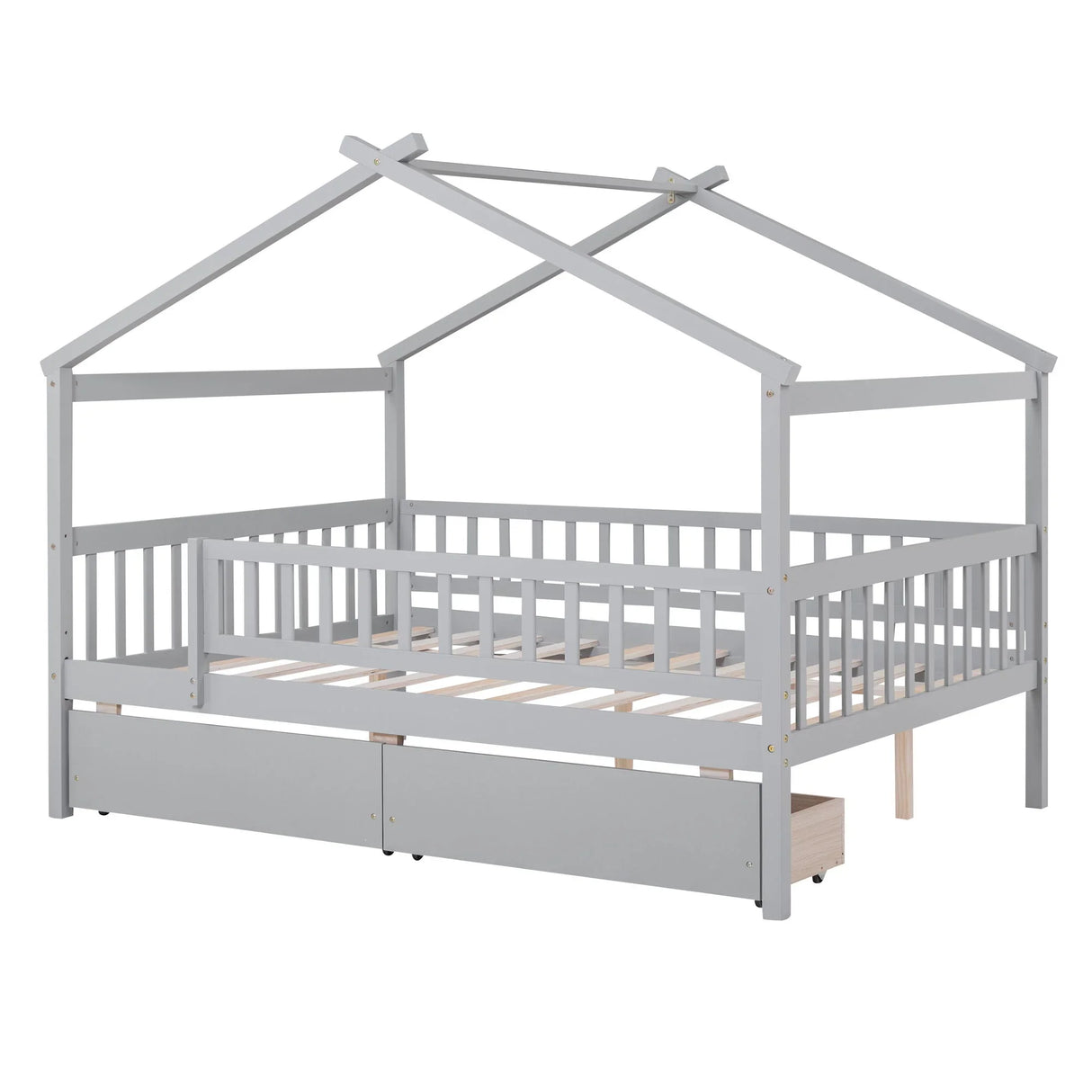 House Bed With 2 Drawers - Furniture Home Direct