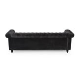 Traditional Charcoal Gray Sofa - Furniture Home Direct