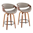 Symphony - Mid Century Stylish Design Modern Counter Stool (Set of 2) - Furniture Home Direct