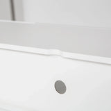 Wall Mounted TV Stand 63 Inch LED Illuminated White - Furniture Home Direct