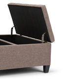 Harrison - Upholstered Coffee Table Storage Ottoman - Furniture Home Direct