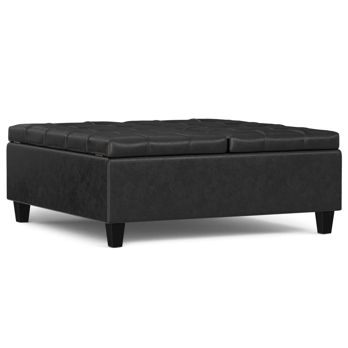 Harrison - Upholstered Coffee Table Storage Ottoman - Furniture Home Direct