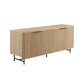 Modern Fluted Door Minimalist Storage Sideboard - Furniture Home Direct