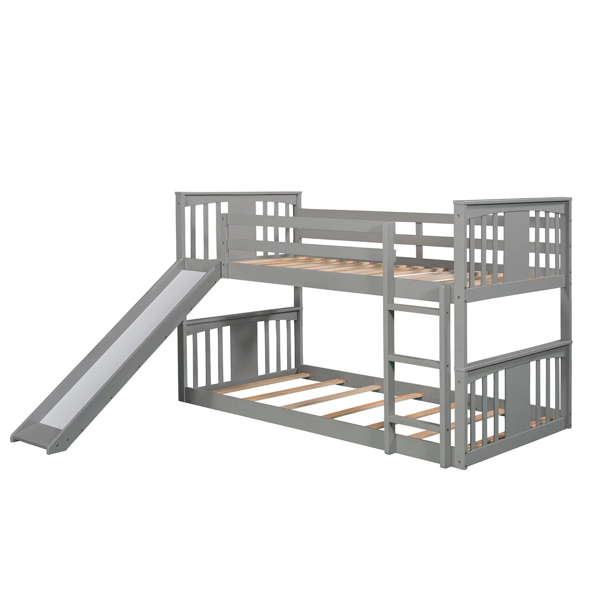 Bunk Bed With Convertible Ladder And Slide - Furniture Home Direct