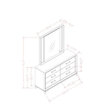 Star - Mirror With Built In LED And Frame - White - Furniture Home Direct