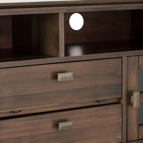 Artisan - TV Media Stand - Natural Aged Brown - Furniture Home Direct