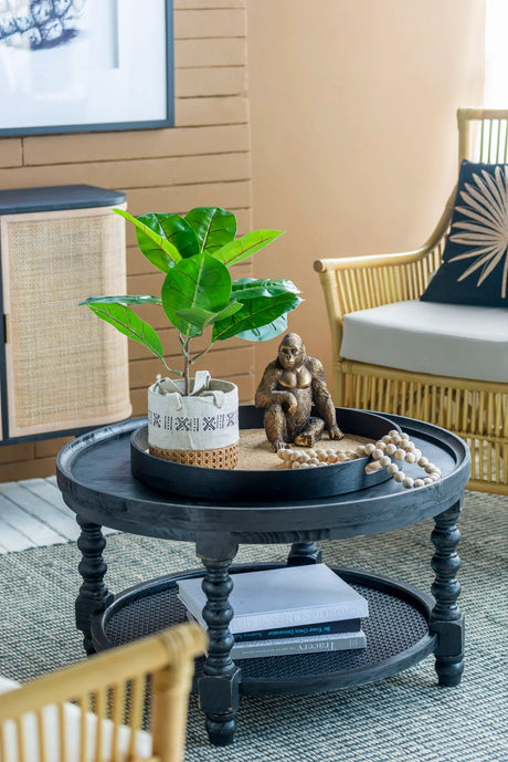 Round 2 Tiered Side Tabel, End Tabel For Lving Room Bedroom Entryway - Furniture Home Direct