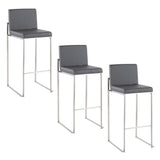 Fuji - Contemporary And Modern Elegance High Back Barstool - Furniture Home Direct
