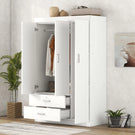 3 Door Wardrobe With 2 Drawers - Furniture Home Direct