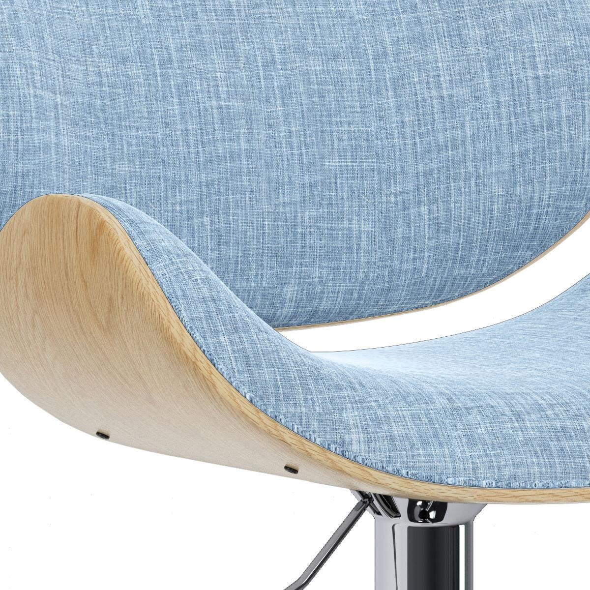 Marana - Handcrafted Bentwood Adjustable Swivel Bar Stool - Furniture Home Direct