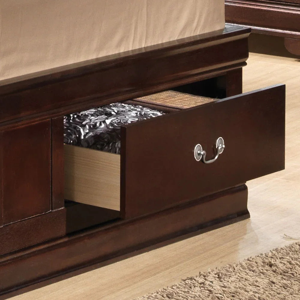 Louis Phillipe - Bookcase Storage Bed - Furniture Home Direct