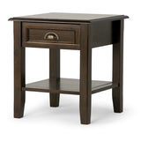Burlington - End Table - Mahogany Brown - Furniture Home Direct