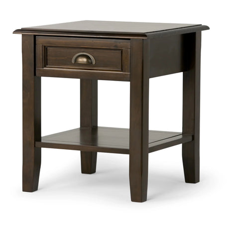 Burlington - End Table - Mahogany Brown - Furniture Home Direct