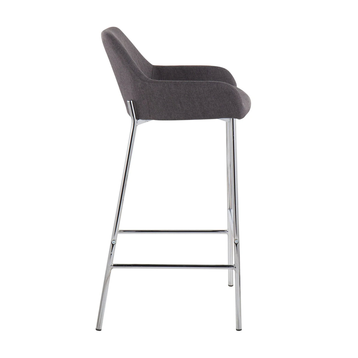 Daniella - Contemporary Fixed Height Bar Stool (Set of 2) - Furniture Home Direct