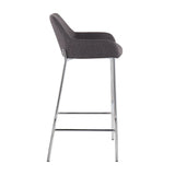 Daniella - Contemporary Fixed Height Bar Stool (Set of 2) - Furniture Home Direct