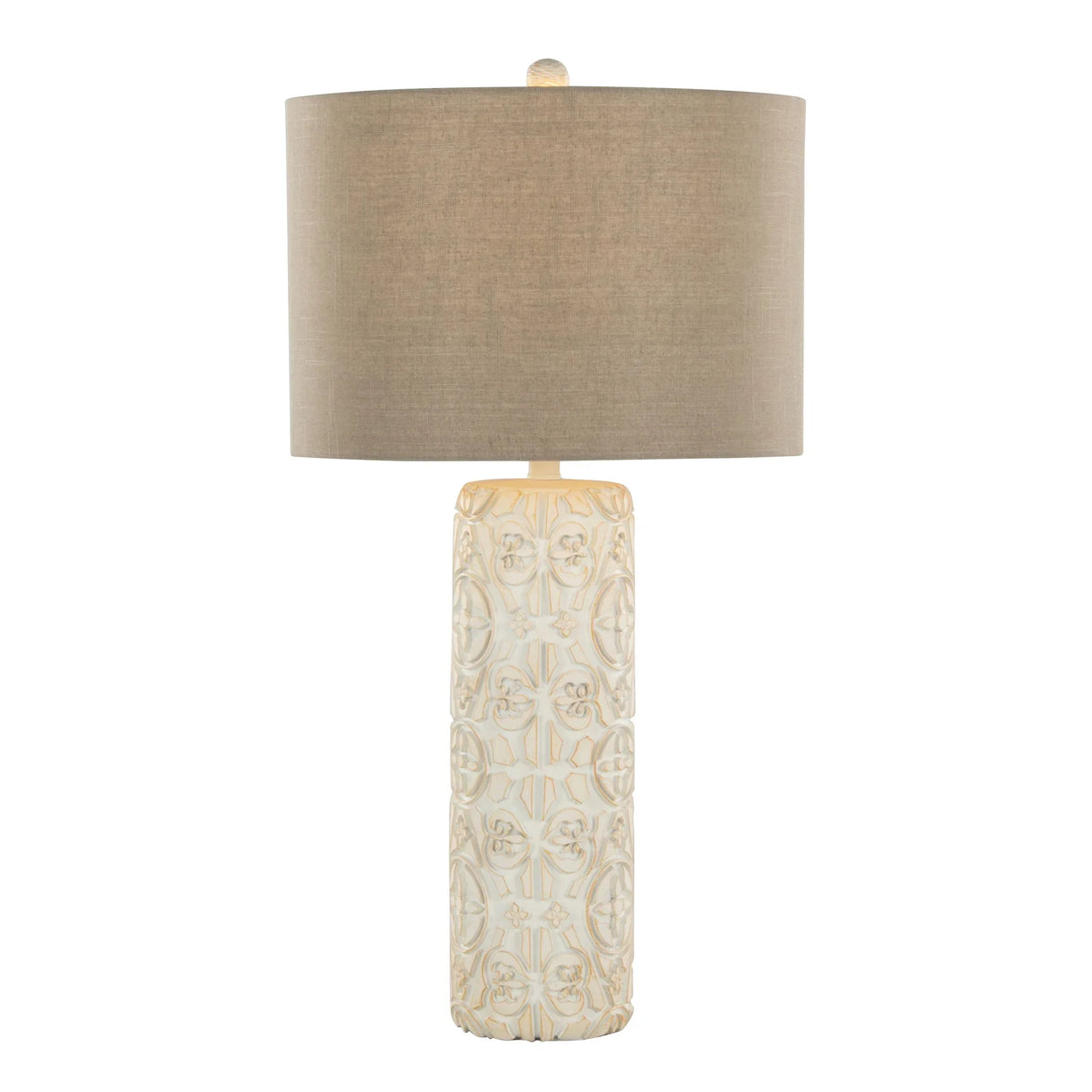Charlotte - Contemporary Table Lamp (Set of 2) - Taos Brown / Beige - Furniture Home Direct
