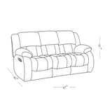 Stonic - Reclining Sofa Modern Design - Furniture Home Direct