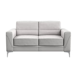 Creta - Loveseat - Light Gray - Furniture Home Direct