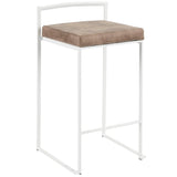 Fuji - Simple Elegance, Contemporary Stackable Counter Stool - Furniture Home Direct