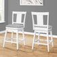 Swivel Bar Stool Counter Height, Transitional (Set of 2) - Furniture Home Direct