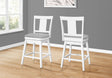 Swivel Bar Stool Counter Height, Transitional (Set of 2) - Furniture Home Direct