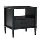 Transitional Solid Wood Spindle Nightstand - Furniture Home Direct