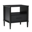 Transitional Solid Wood Spindle Nightstand - Furniture Home Direct