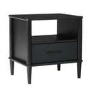 Transitional Solid Wood Spindle Nightstand - Furniture Home Direct
